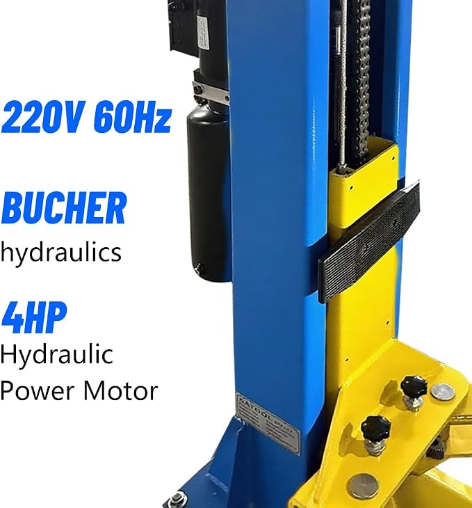 ME 12000lbs 2 Post Lift Automotive Car Lift Single Point Lock Release Two Post - Image 3