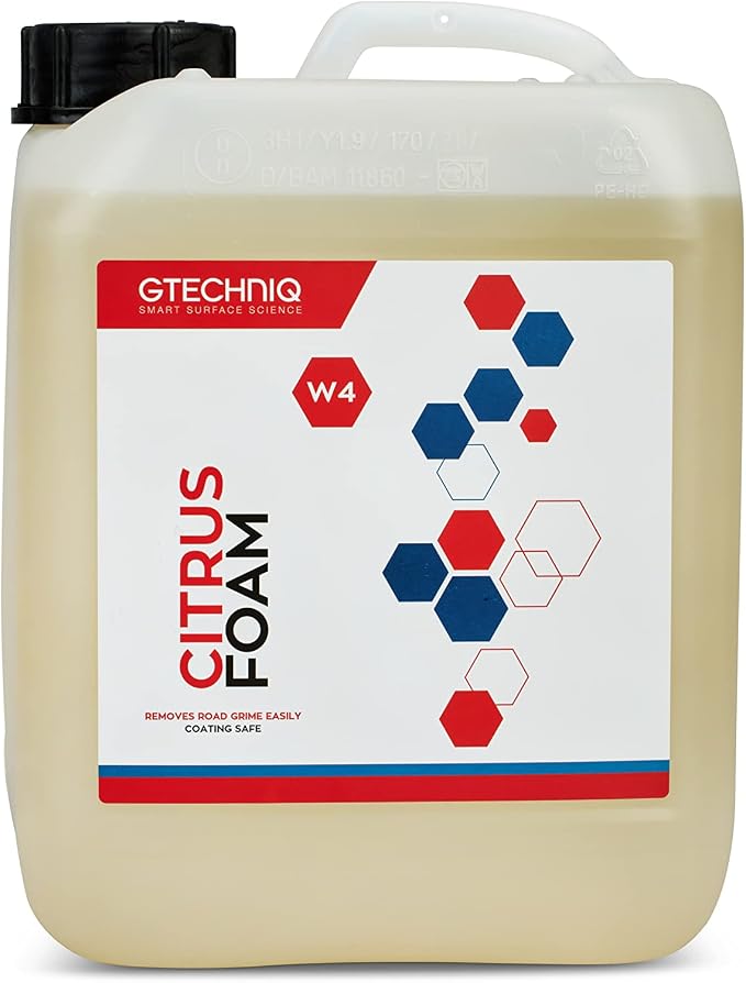 Gtechniq - W4 Citrus Foam - High Content Foaming Agent, Removes Dirt and Road by GTECHNIQ