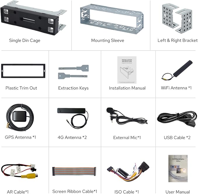 Joying 12.3" Single Din Touchscreen Radio Android 13 Head Unit - Image 7