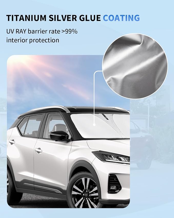 for Kicks Windshield Sun Shade Sunshade - Image 3