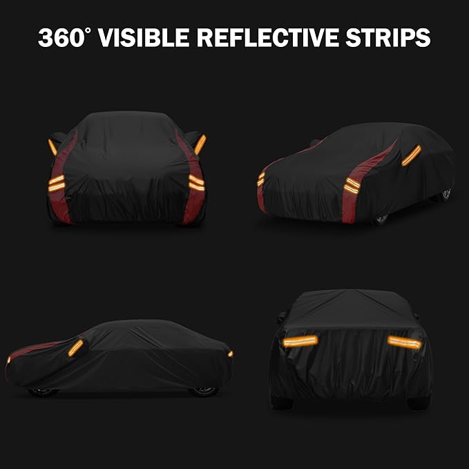 Car Cover Automobiles Waterproof All Weater Compatible - Image 4