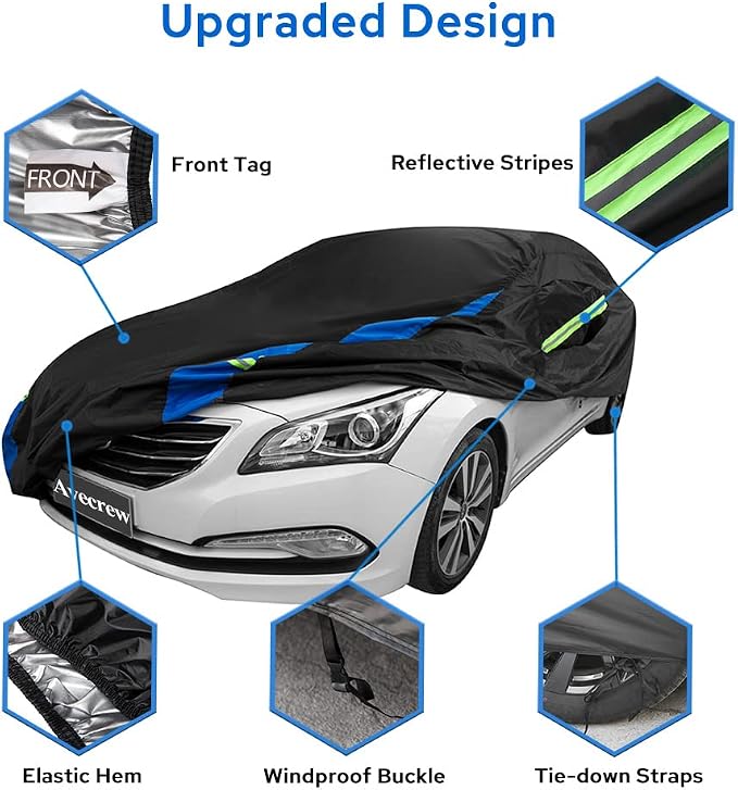 Avecrew Car Cover Waterproof All Weather - Image 5