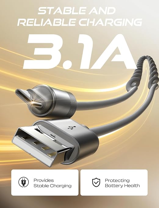 LISEN Coiled USB C Cable, 2 Pack - Image 8