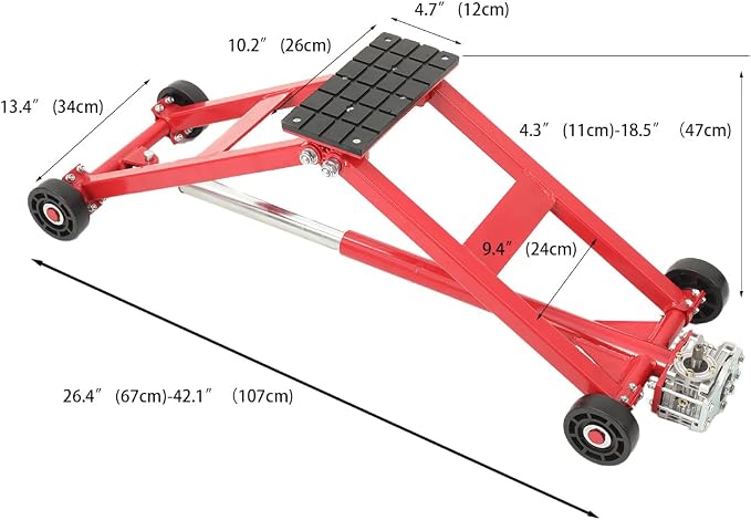 5500lb Portable Turbine Hoist Car Lift, Heavy Duty Auto Lift - Image 4