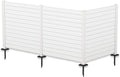 Kozyard 50" W x 48" H Outdoor Privacy Screens Aluminum Post, Air Conditioner by Kozyard