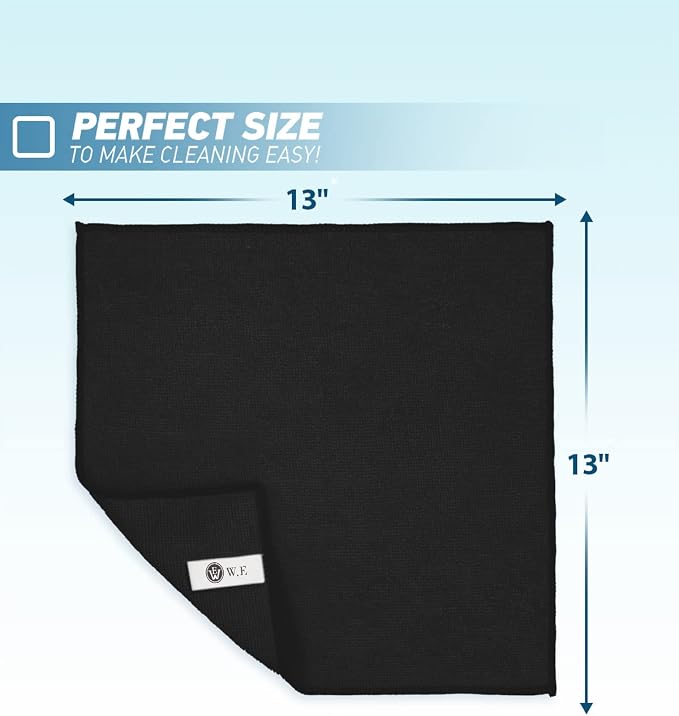 Microfiber Cleaning Cloth-24Pcs Ultra Soft Highly Absorbent Rags - Image 2