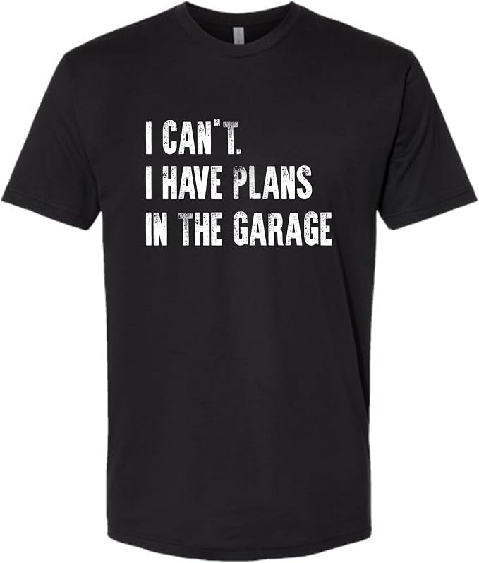 Go All Out Adult I Can't I Have Plans in The Garage Funny Dad Gift Deluxe Soft - Image 2