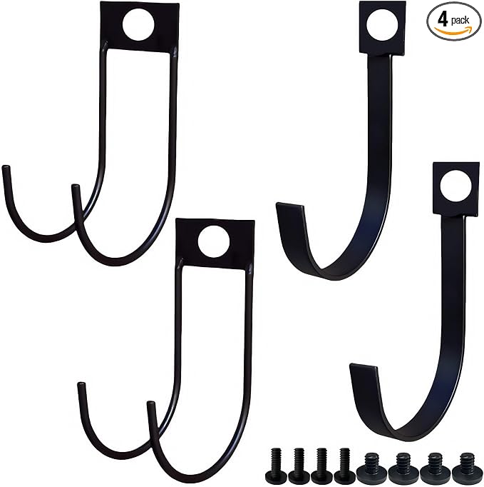 4-Pack Storage Shed Hooks for Suncast, Resin Shelf Accessory Outdoor Sheds by Unknown