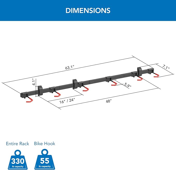 Mount-It! WheelsUp Bike Wall Mount - Image 5