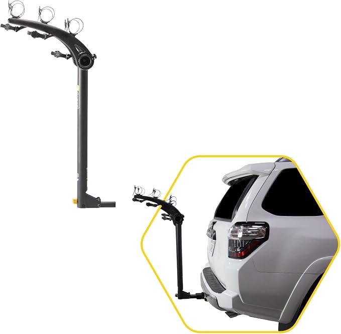Saris Bones 3-Bike Hitch Rack Bicycle Carrier, - Image 8