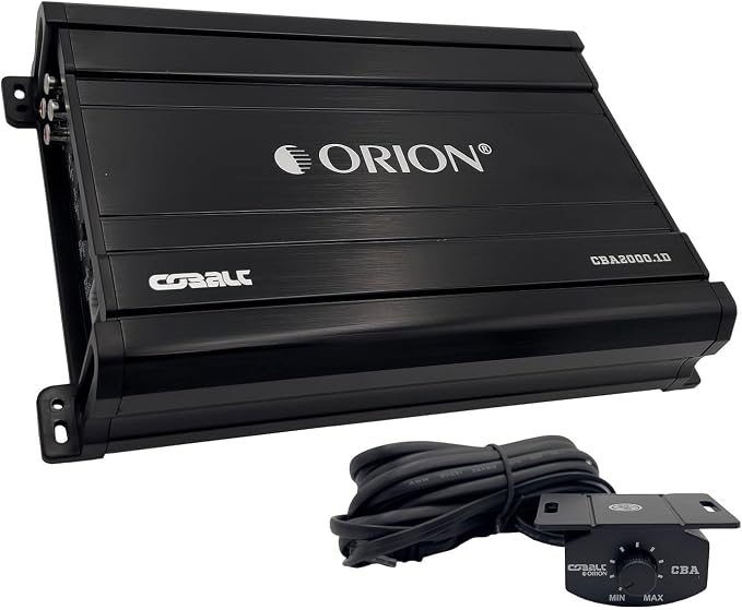 ORION CBA2000.1D Amp 2000W Max Amplifier + COKIT4 4GA Wiring Kit Combo - Image 4