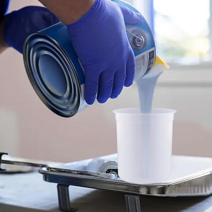 Disposable Paint Cups for Automotive Paint Gun, HVLP Paint Spray Gun 27 Ounce - Image 2