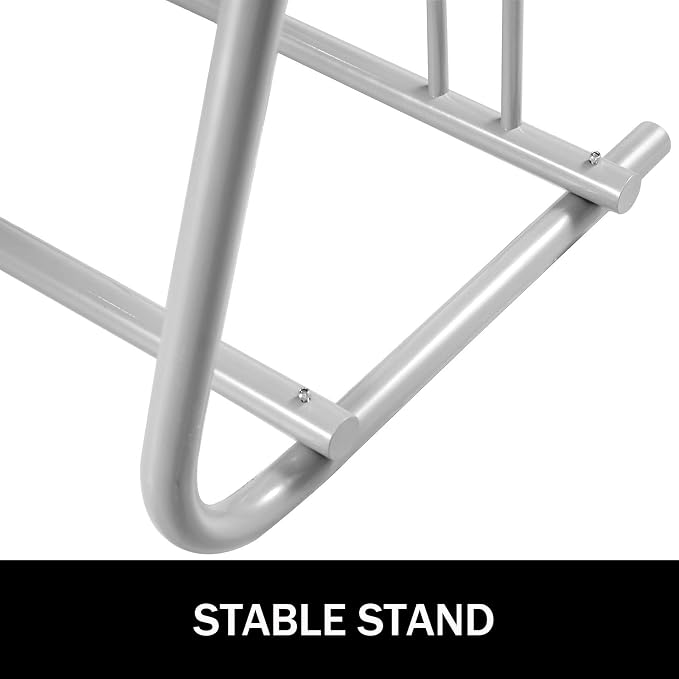 BestEquip 111" Length Floor Bike Rack, 9 Holders All-Steel Grid Bike Rack - Image 5