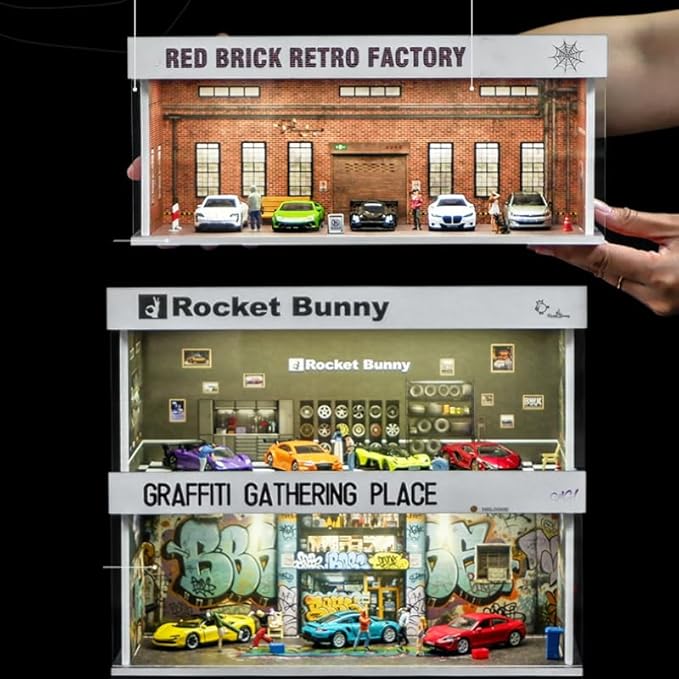 Display Case for Hot Wheels: Stackable Parking Garage for 1/64 Scale Matchbox - Image 5