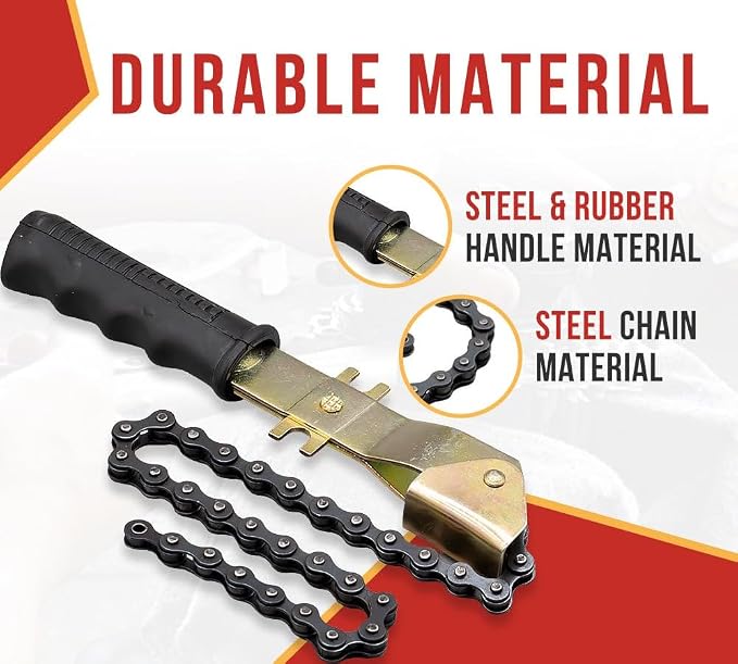 Mytee Products 4 Pack 15" Heavy-Duty Oil Filter Chain Wrench - Image 2