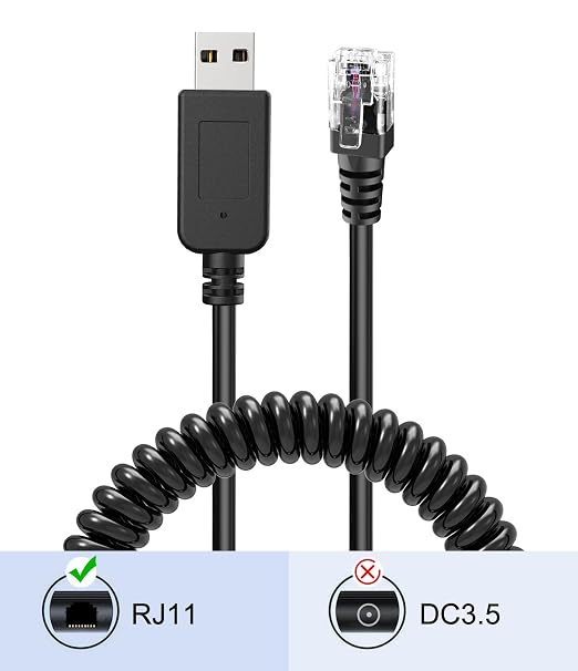 Radar Detector Cable with USB to RJ11 Plug, Power Cable - Image 4