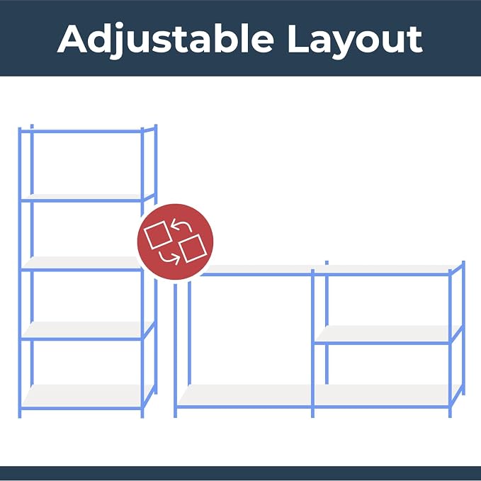 G-Rack | 5 Tier Garage Shelving Units | Metal Shelving Storage | Heavy-Duty - Image 7