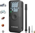 Electric Bike Pump Portable for Bicycle Tires, Compact Motor Air Pump by KIZINNO