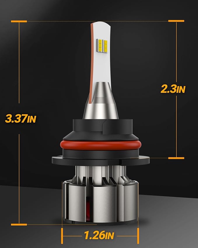 SEALIGHT 9004 Bulbs 36000LM Brighter, L2 9004 HB1 Dual Lights - Image 7