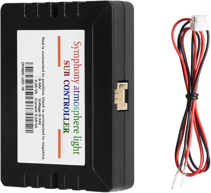 Dreamcolor Acrylic Interior Car LED Strip Light Sub-Control Module, which fit by MAODANER