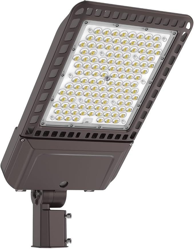 Led Parking Lot Light 400W 60, 000LM Slip Fitter Street Pole Light by DEMILARE
