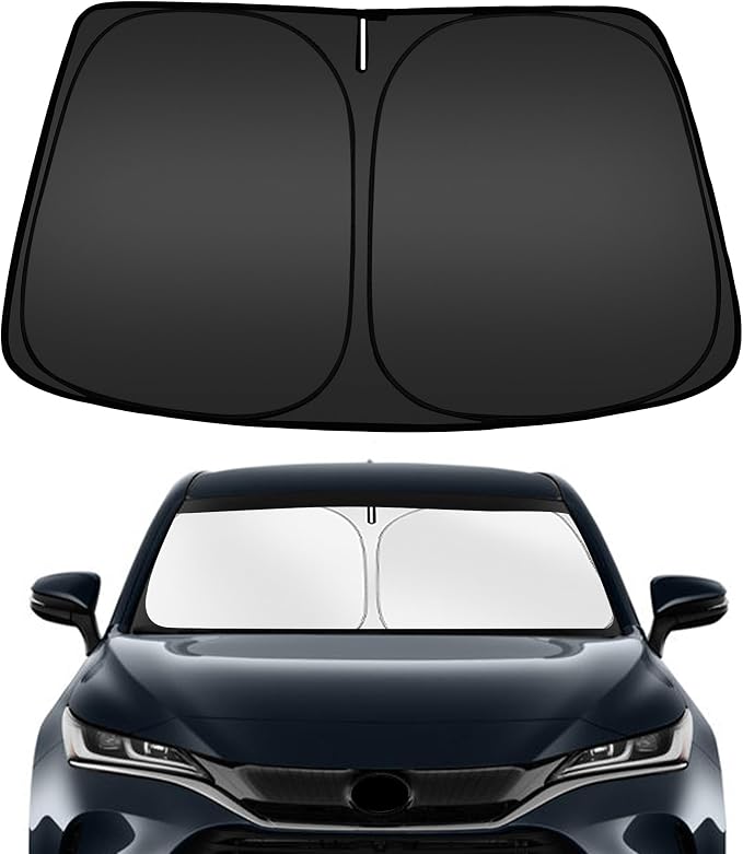 ARISMOTOR Windshield Sun Shade for Toyota Venza 2021-2024, Custom Fit Foldable by ARISMOTOR