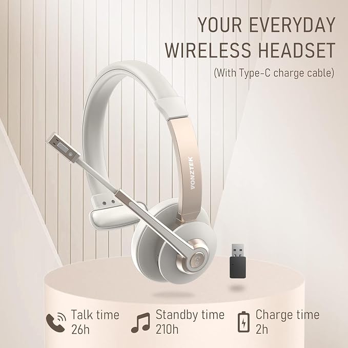 Wireless Headset, Singler-Ear Bluetooth Headset - Image 7