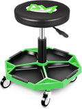 PM PERFORMOTOR Adjustable Height Pneumatic Garage Seat Rolling Mechanic Stool by PM+PERFORMOTOR