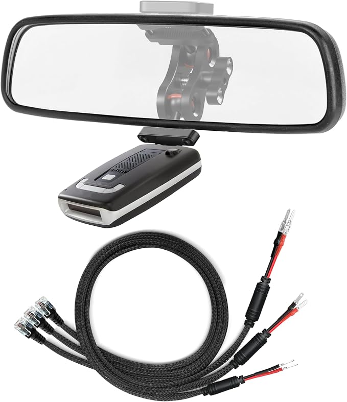 Radar Detector Rearview Mirror Mounting Bracket, 13.8" Radar Detector Hard Wire by Unknown