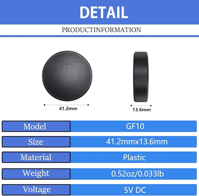 GPS Tracker for Vehicles, Car GPS Tracker Portable Real Time Magnetic GPS - Image 7
