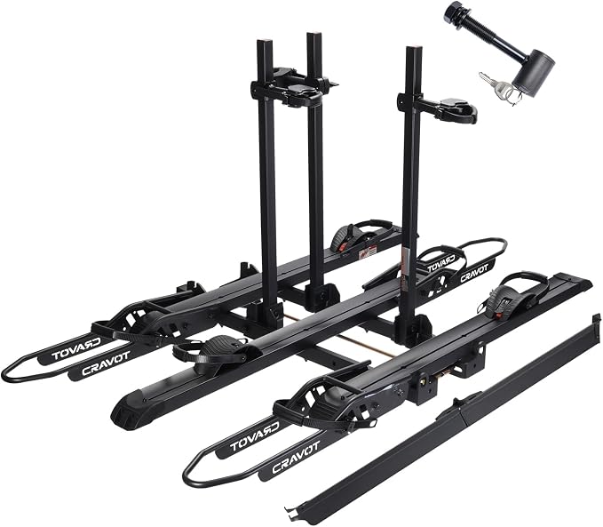 CyberRack S3 Ebike Rack, 300 lbs Capacity Foldable Bike Racks by CRAVOT