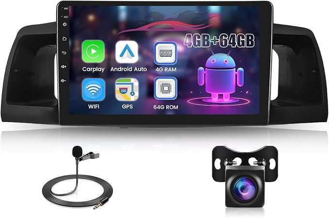 8 Core 4G+64G Car Stereo for Toyota Corolla EX 2007-2012 5G WiFi DSP/32EQ by Upriding