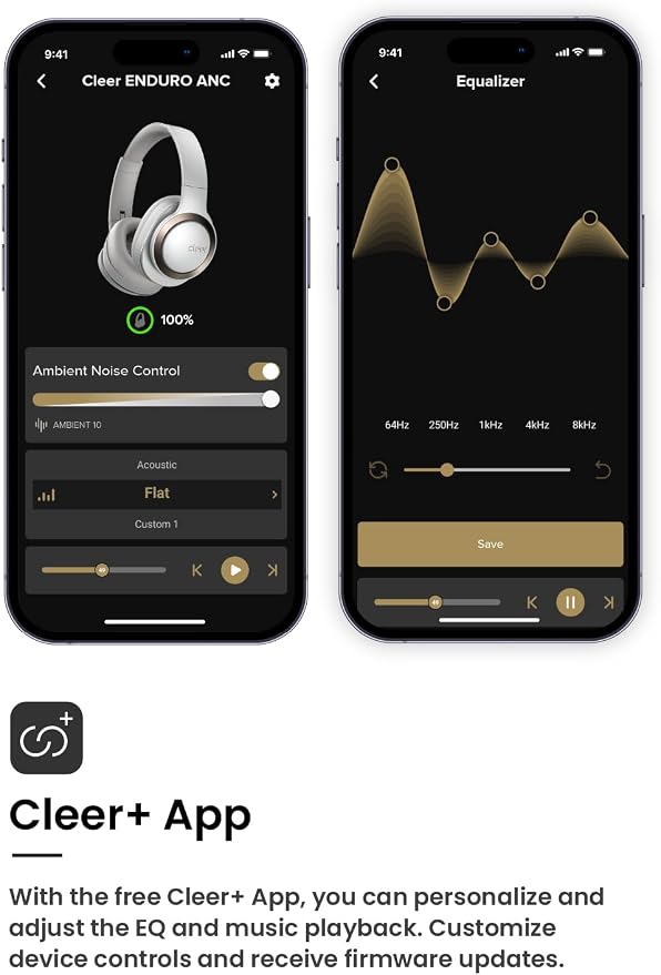 Cleer Audio Enduro ANC Noise Canceling Headphones, Over-The-Ear Design - Image 4