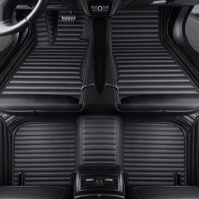 Custom All-Weather Protection Luxury Leather Floor Mats - Image 2