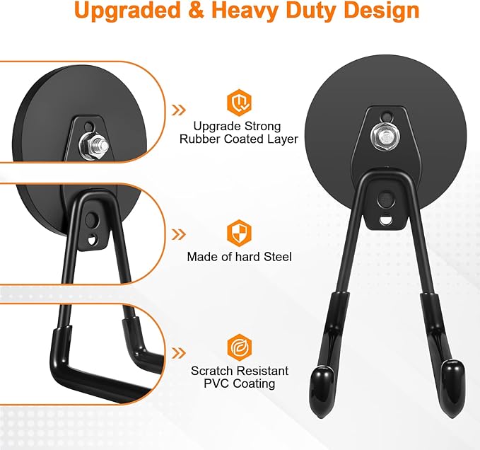 ENUODA Strong Magnetic Hooks Heavy Duty Large Magnet Hooks Heavy Duty Garage - Image 5