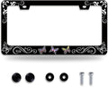 Butterfly License Plate Frame Butterflies Floral License Plate Frames by NEWCOCO