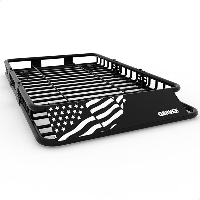 64" x 39" Universal Roof Rack Carrier Basket, 200 Lbs Capacity Car Cargo Rack by GarveeLife
