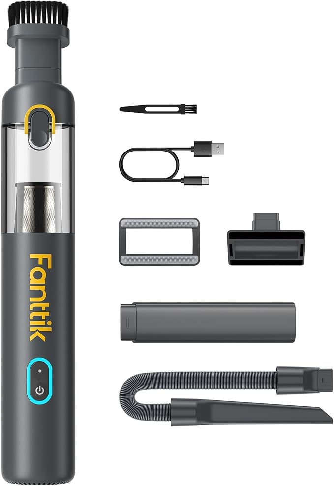 Fanttik Slim V8 Mate Cordless Car Vacuum Suction Power 12000Pa, Portable Mini by FANTTIK%C2%AE