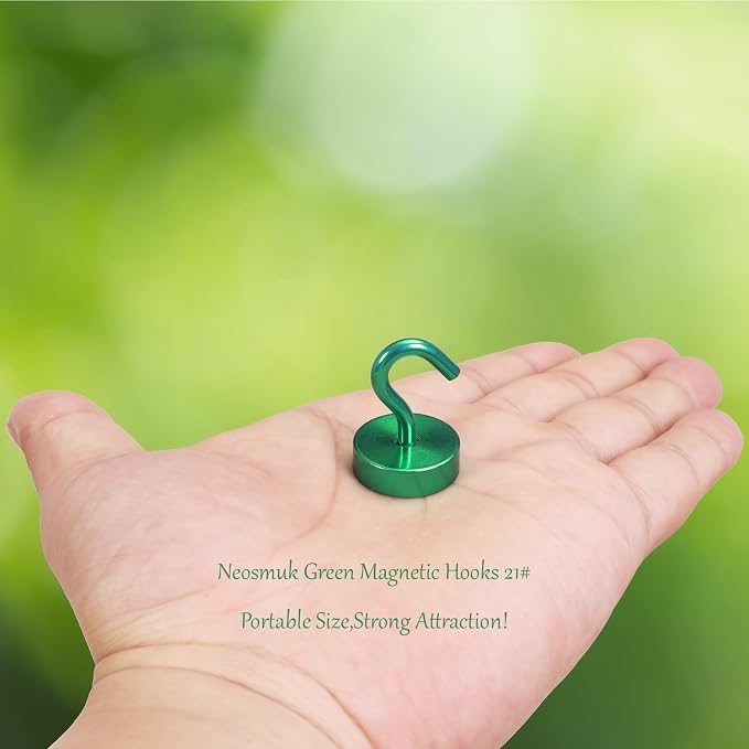 Neosmuk Magnetic Hooks, Cruise Ship Essentials, 40lb+ Heavy Duty Magnetic Hooks - Image 2