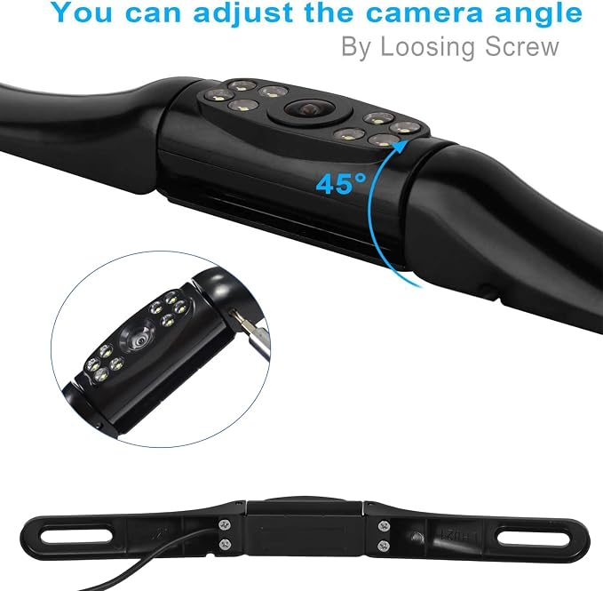 Kairiyard License Plate Backup Camera, Waterproof 170° View Rear View Reverse - Image 7