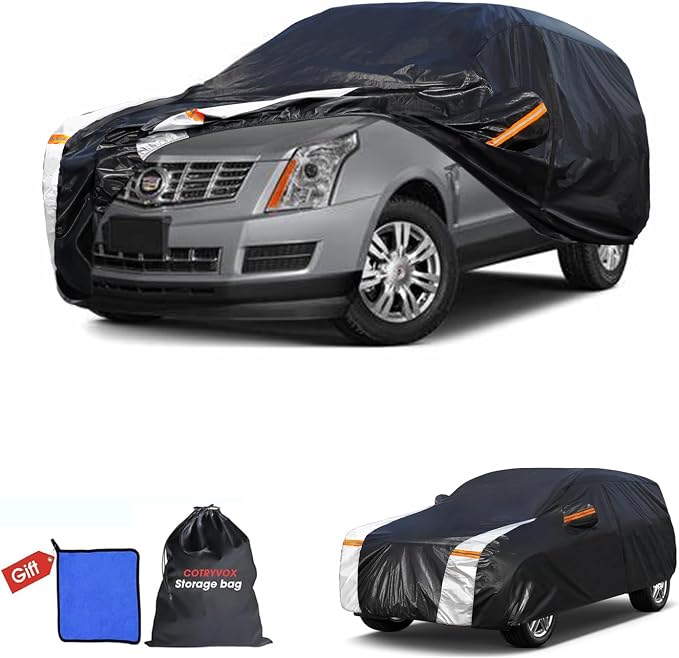 Cadillac SRX Car Cover 100% Waterproof All Weather, Gift by FocusonQualityServiceHear