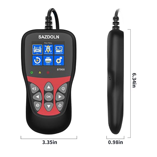 BT900 Car-Battery-Tester 6V 8V 12V, Automotive 100-2000CCA Battery-Load-Tester - Image 9