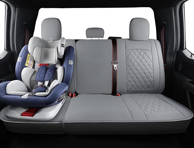 LUCKYMAN CLUB F150 Faux Leather Seat Covers Fit - Image 9