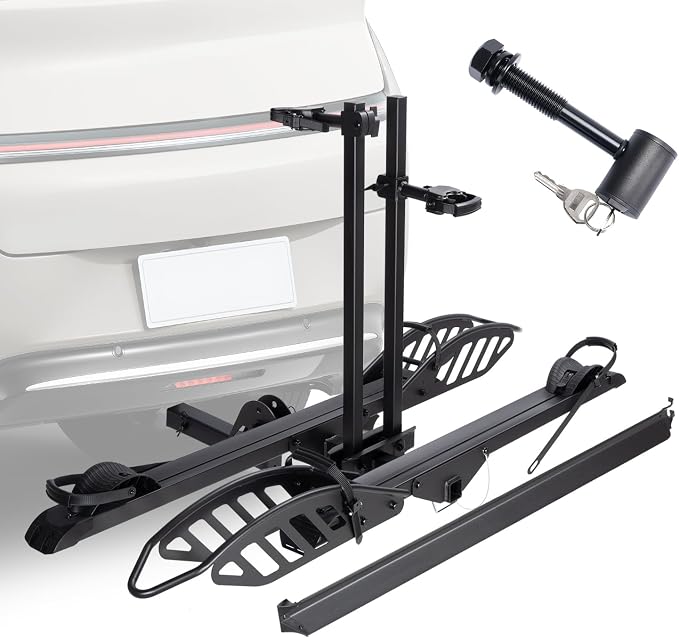 EBike Rack with Ramp, 200 lbs Capacity Heavy Bike Rack Electric Bike Carrier by CRAVOT