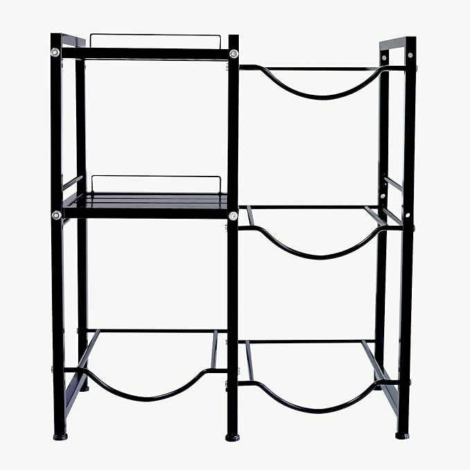 5 Gallon Water Jug Holder with 2 Storage Shelves, 3 Tier Water Bottle Holder - Image 7