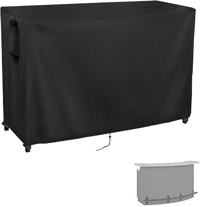 Kingling Outdoor Table Cover for Outdoor Bar Table, 78 Inch Waterproof Patio by Kingling