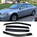Side Window Wind Deflector fit for 2002-2006 Nissan Altima Sedan, Dark Somke by STARTSHIP