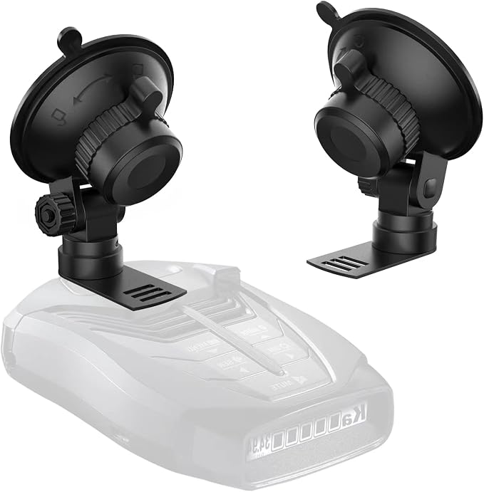 Radar Detector Mount, Car Radar mounting Bracket Suction Cup Holder, Windshield by SDSACZMU