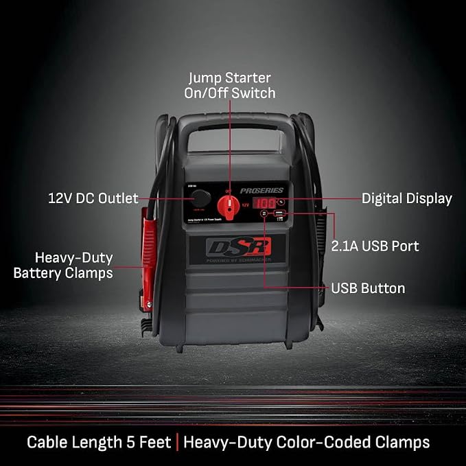 Schumacher Electric DSR ProSeries Car Battery Jump Starter - Image 5