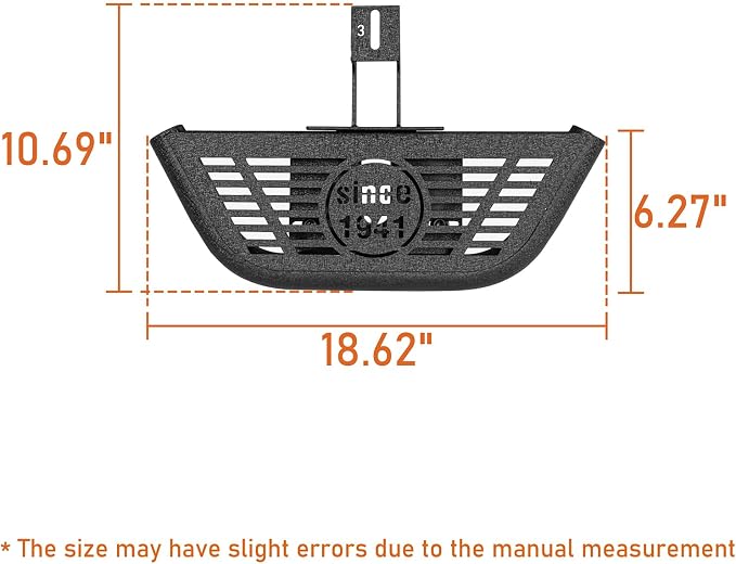 u-Box JK Running Boards 2-Door Side Hoop Door Steps - Image 8